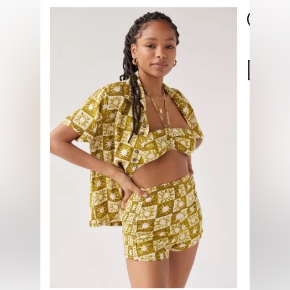 Urban Outfitters Under The Sun Linen 3-Piece Set